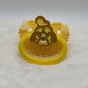 Isabelle animal crossing adult pacifier